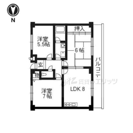 グレイス竹の内の物件間取画像